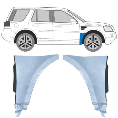 Priekšējā spārna daļa priekš Land Rover Freelander 2006-2015 / Kreisā / Labā / Kreisā / Labā 12790