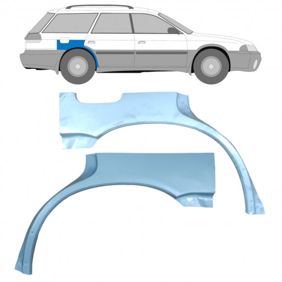 Aizmugurējā arka priekš Subaru Legacy 1994-1999 / Kreisais+Labais / Komplekts 9178