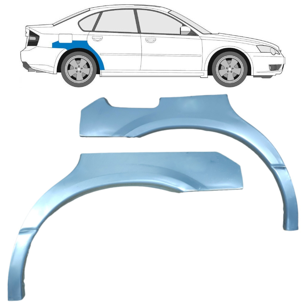Aizmugurējā Arka Priekš Subaru Legacy 1998-2004 / Kreisais+Labais / Komplekts 9189