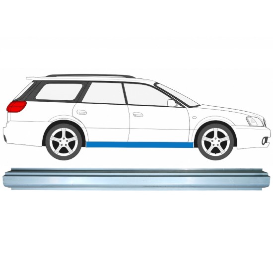 Slieksnis priekš Subaru Legacy 1998-2004 / Kreisais = Labais (simetrisks) / COMBI / SEDAN 7018