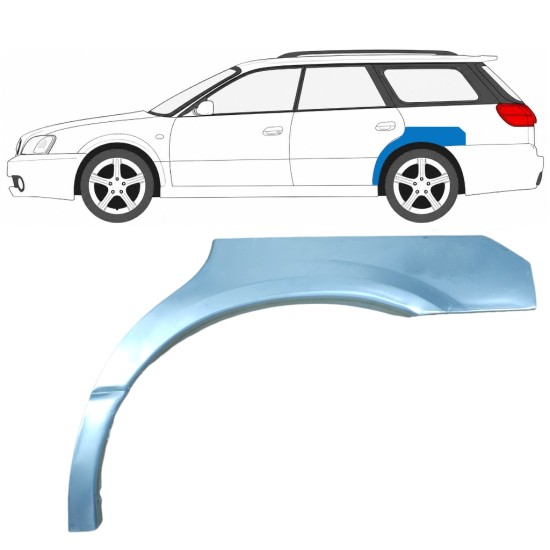 Aizmugurējā arka priekš Subaru Legacy 1998-2004 / Kreisā / COMBI / SEDAN 5603