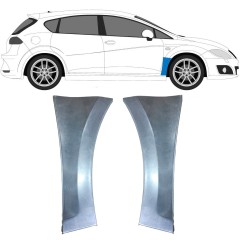 Priekšējā spārna daļa priekš Seat Leon 2005-2012 / Kreisais+Labais / Komplekts 9606