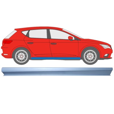Sliekšņa apakšējā daļa priekš Seat Leon 2012-2020 / Labā 16982