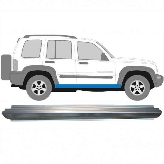 Slieksnis priekš Jeep Liberty 2001-2008 / Kreisais = Labais (simetrisks) 8530