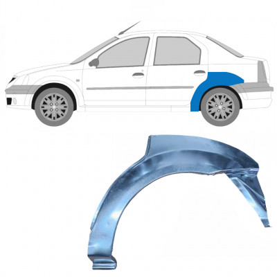 Aizmugurējā arka priekš Dacia Logan 2004-2009 / Kreisā 8896