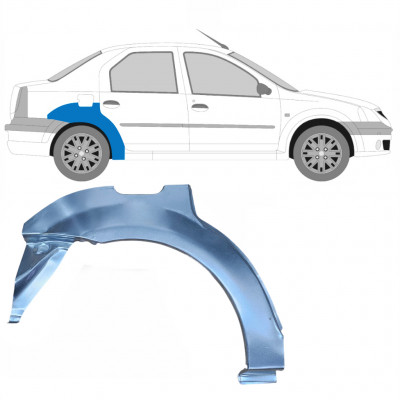 Aizmugurējā arka priekš Dacia Logan 2004-2009 / Labā 8895