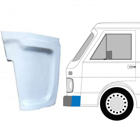 Priekšējā spārna daļa priekš Volkswagen LT 1975-1996 / Kreisā 11650