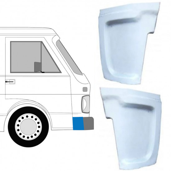 Priekšējā spārna daļa priekš Volkswagen LT 1975-1996 / Komplekts 11651