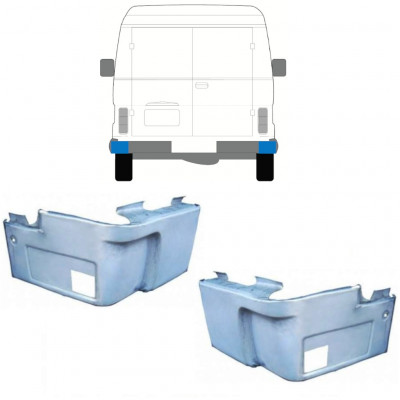 Aizmugurējais statņa stūris priekš Volkswagen LT 1975-1996 / Komplekts 11654