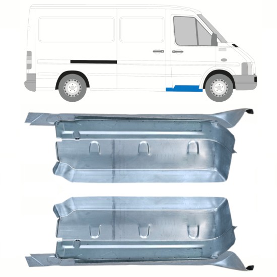 Priekšējo kāpņu daļa ar slieksni priekš Volkswagen LT 1996-2005 / Kreisais+Labais 16567
