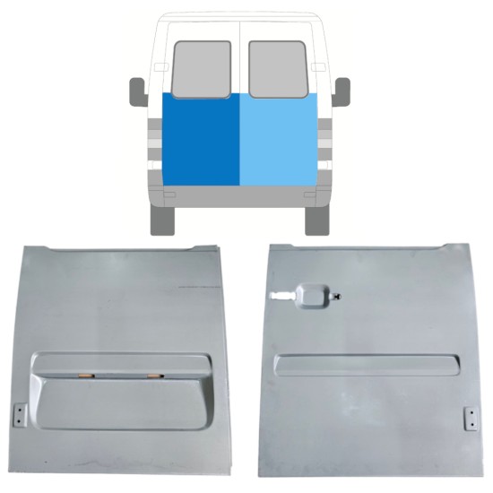 Aizmugurējo durvju panelis priekš Volkswagen LT 1996-2005 / Kreisais+Labais 16562
