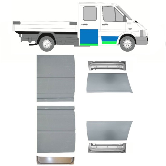 Durvju panelis priekš Volkswagen LT 1996-2005 16559