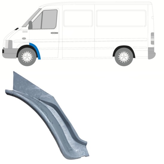 Priekšējā spārna iekšējā daļa priekš Volkswagen LT 1996-2005 / Kreisā 16603