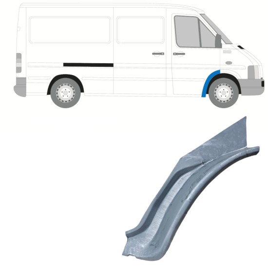 Priekšējā spārna iekšējā daļa priekš Volkswagen LT 1996-2005 / Labā 16602