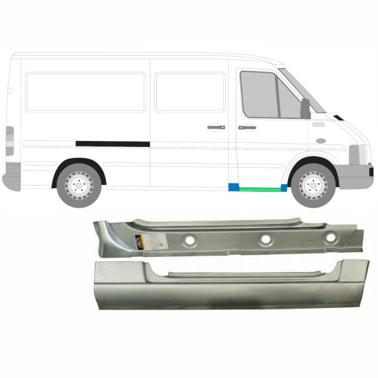 Priekšējais iekšējais un ārējais slieksnis priekš Volkswagen LT 1996-2005 / Labā 16582