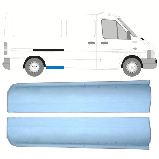 Aizmugurējā arka priekšējā daļa priekš Volkswagen LT 1996-2005 / Kreisais+Labais / Komplekts 16548
