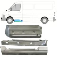 Iekšējais slieksnis + spārns + priekšējais pakāpiens priekš Volkswagen LT 1996-2005 / Kreisā 16572