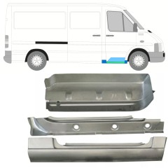 Iekšējais slieksnis + spārns + priekšējais pakāpiens priekš Volkswagen LT 1996-2005 / Labā 16571