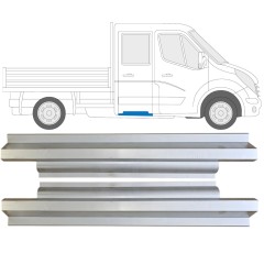 Aizmugurējais slieksnis priekš Renault Master 2010- / Kreisais+Labais / Komplekts 14571