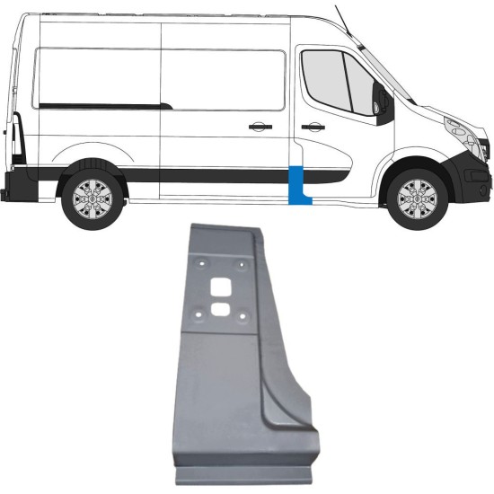 Centrālais statnis priekš Nissan NV400 2010- / Labā 16920