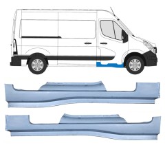 Priekšpuse durvju slieksnis priekš Renault Master 2010- / Kreisais+Labais / Komplekts 10794