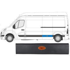 Sānu josla ar lukturi priekš Renault Master 2010- / Kreisā / Komplekts 10549