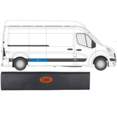 Sānu josla ar lukturi priekš Renault Master 2010- / Labā / Komplekts 10548