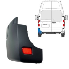 Aizmugurējā bufera stūris ar atstarotāja lukturi priekš Renault Master 2010-2024 / Kreisā / Komplekts 17245