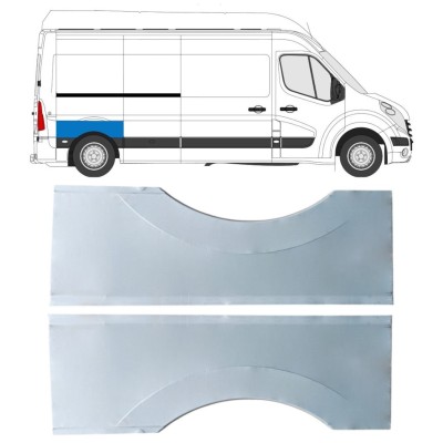 Aizmugurējā arka priekš Opel Movano 2010-2021 / Kreisais+Labais 16823