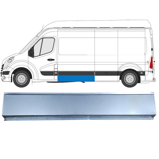 Sānu daļa priekš Renault Master 2010- / Kreisā 16791