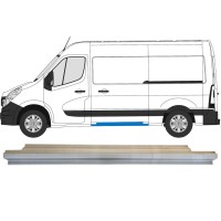 Bīdāmo durvju slieksnis priekš Renault Master 2010- / Kreisā 14915
