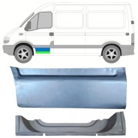 Priekšpuse durvju iekšējais un ārējais panelis priekš Opel Movano 1998-2010 / Kreisā 16880