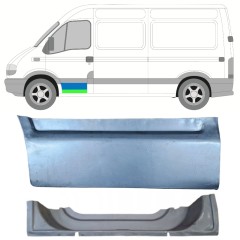 Priekšpuse durvju iekšējais un ārējais panelis priekš Renault Master 1998-2010 / Kreisā / Komplekts 16875