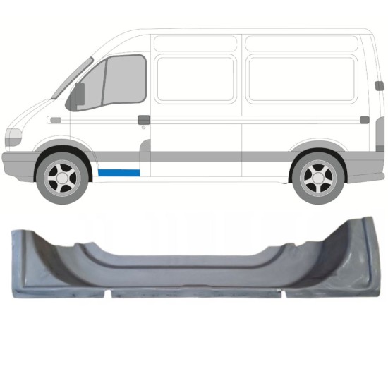 Priekšpuse durvju iekšējais panelis priekš Renault Master 1998-2010 / Kreisā 16862