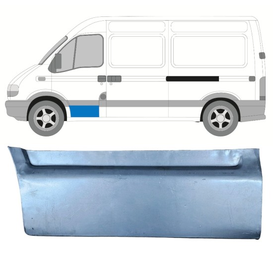 Priekšpuse durvju panelis priekš Renault Master 1998-2010 / Kreisā 16008