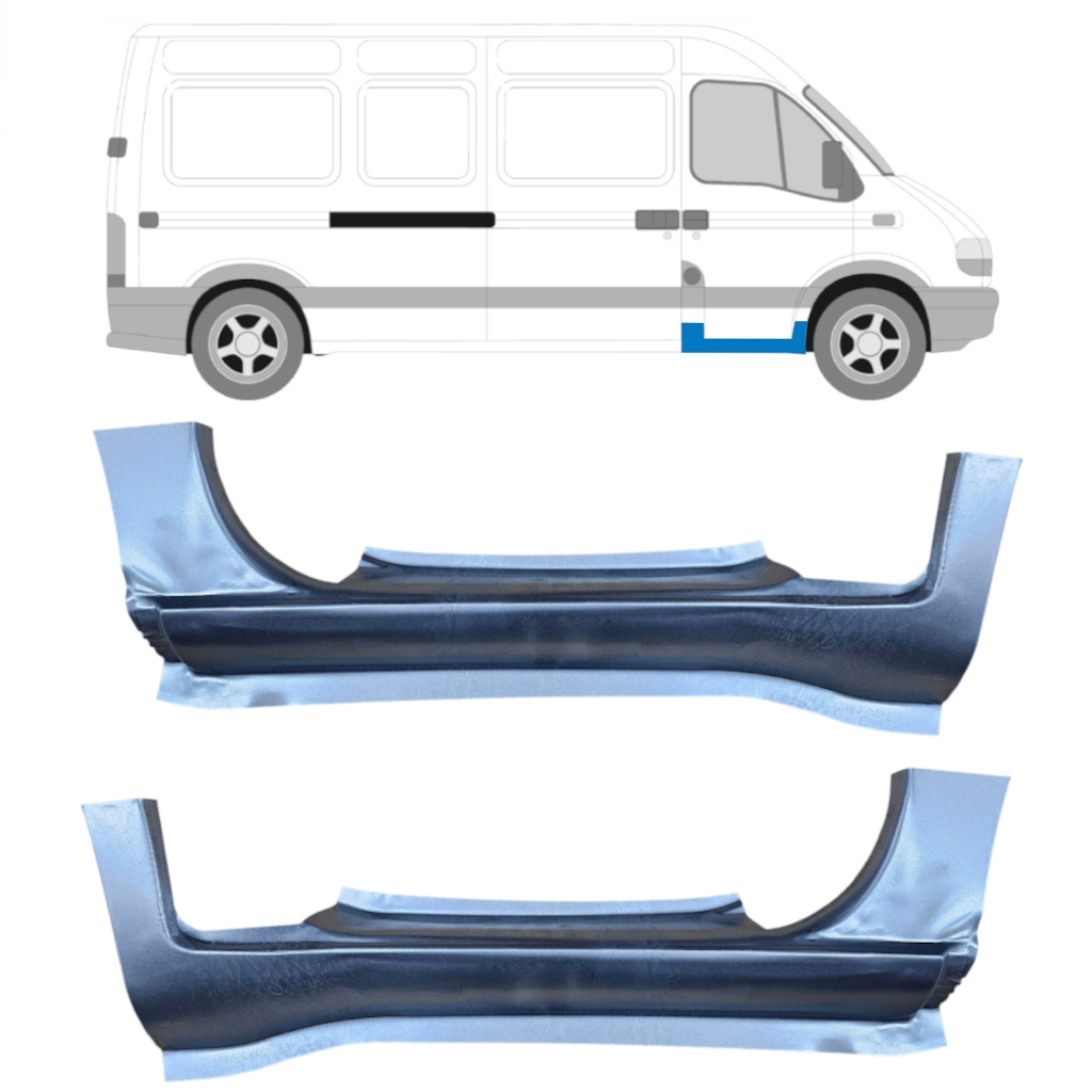 Slieksnis Priekš Renault Master 1998-2010 / Kreisais+Labais / Komplekts 9451
