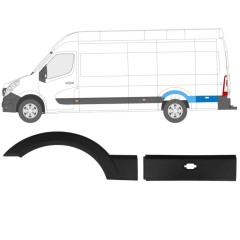Sānu josla priekš Opel Movano 2010-2021 / Kreisā / Komplekts 13283