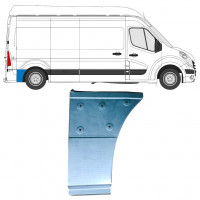 Aizmugurējā arka apakšējā daļa aiz riteņa priekš Renault Master 2010- / Labā 12852