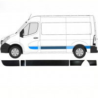 Sānu joslu komplekts priekš Renault Master Opel Movano Nv 400 2010- / Kreisā /  8580