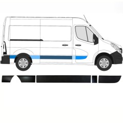 Sānu joslu komplekts priekš Opel Movano 2010-2021 / Labā / 13913
