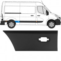 Aizmugurējā spārna sānu josla ar lukturi priekš Renault Master 2010- / L2 / Labā 10930