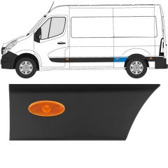 Aizmugurējā spārna sānu josla ar lukturi priekš Opel Movano 2010-2021 / Kreisā / Komplekts 13295