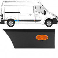 Aizmugurējā spārna sānu josla ar lukturi priekš Renault Master 2010- / L2 / Labā /  10932