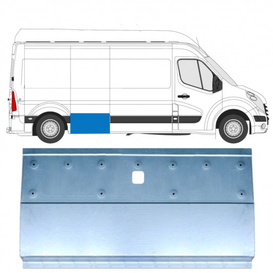 Sānu daļa priekš Renault Master 2010- / Kreisais = Labais (simetrisks) 12841