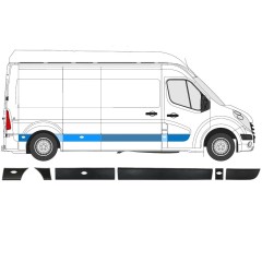 Sānu joslu komplekts priekš Opel Movano 2010-2021 / Labā / 13917