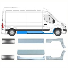 Remontdaļu komplekts priekš Renault Master 2010- / Kreisais+Labais / 10064