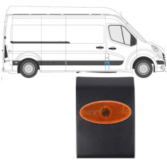Priekšējā statņa sānu josla ar lukturi priekš Renault Master 2010- / Kreisais = Labais (simetrisks) / Komplekts 10552