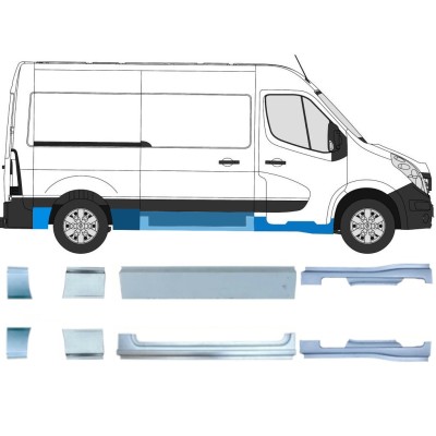 Remontdaļu komplekts priekš Renault Master 2010- / Kreisais+Labais / 14926