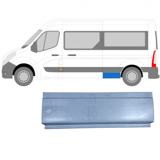 Aizmugurējā arka priekš Renault Master 2010- / Kreisā 8368