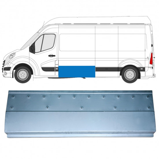 Sānu daļa priekš Renault Master 2010- / Kreisā 12840